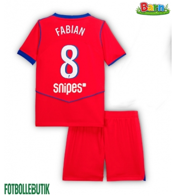 Paris Saint-Germain Fabian Ruiz #8 Tredjeställ Barn 2025-26 Kortärmad (+ Korta byxor)